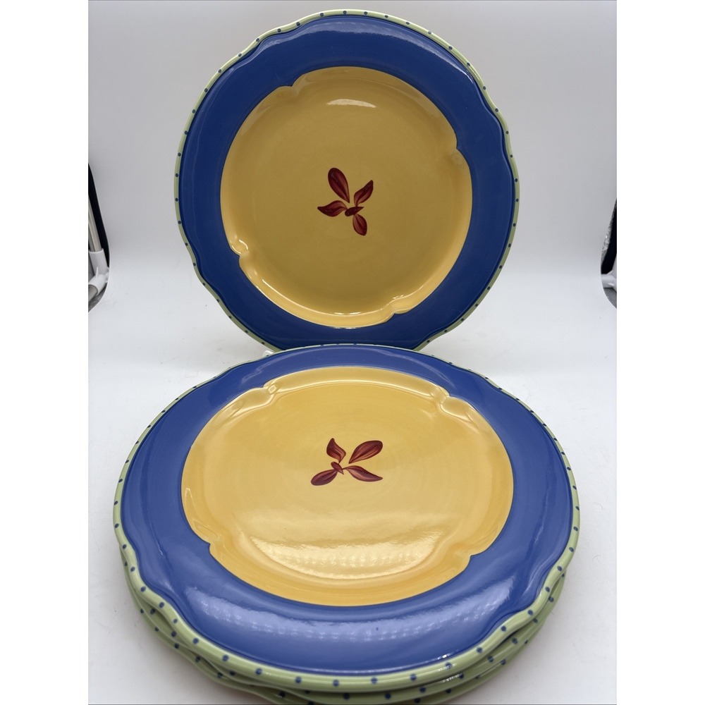 Pfaltzgraff The Secrets of Pistoulet Jana Kolpen, 10.75" Dinner Plates, Set of 4